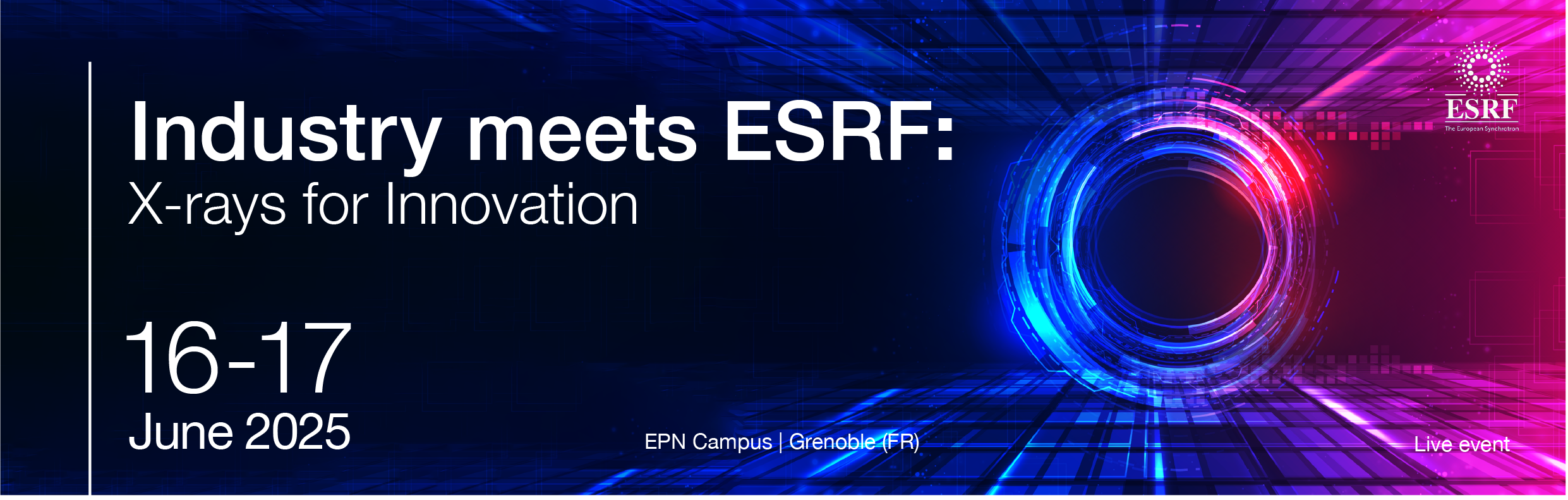 Industry Meets ESRF banner